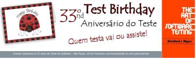 aniversário de testes
